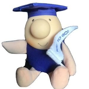 Vintage 1983 Ziggy Plush Toy Graduation Tom Wilson